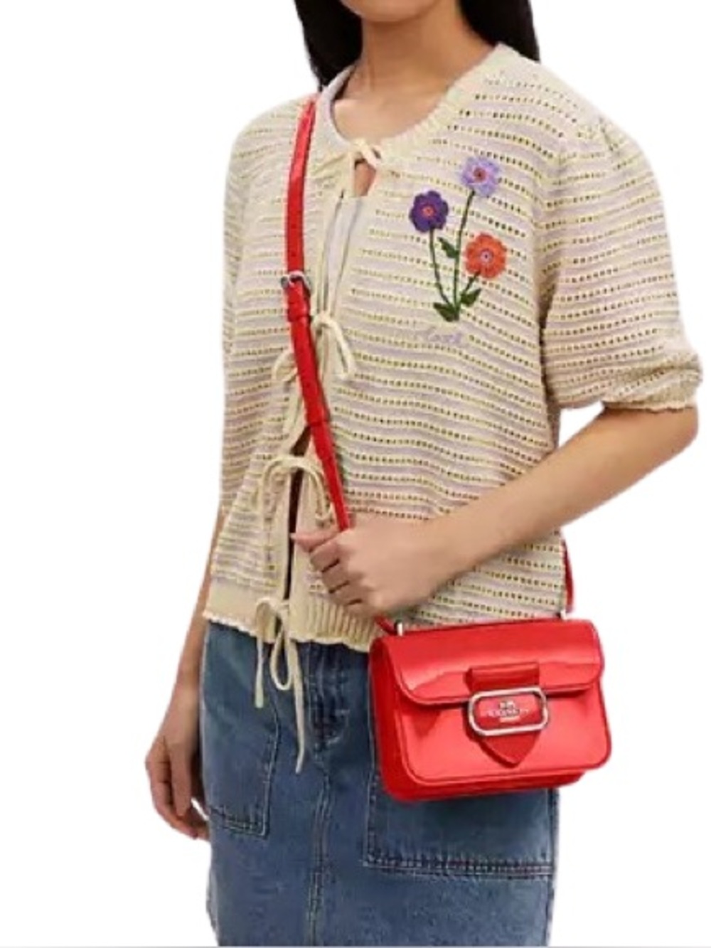 NWOT Coach Jelly Morgan Square Bag